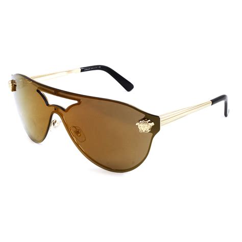 gold rimmed versace sunglasses|unisex Versace sunglasses.